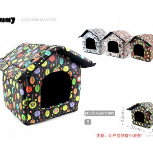 Caseta cómoda y acolchada para mascotas pequeñas