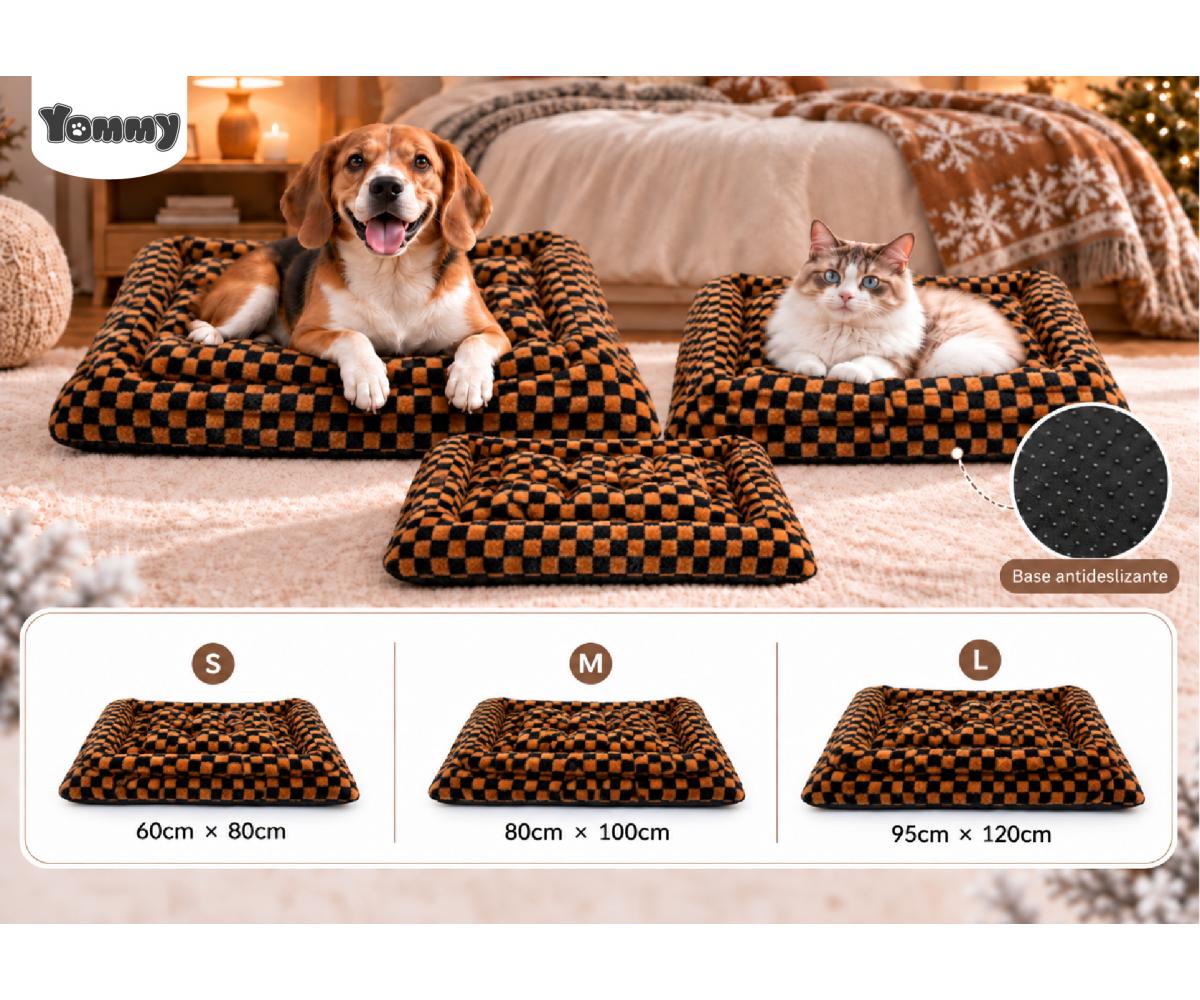 Set de colchonetitas para perro disponibles en tres tamaños diferentes