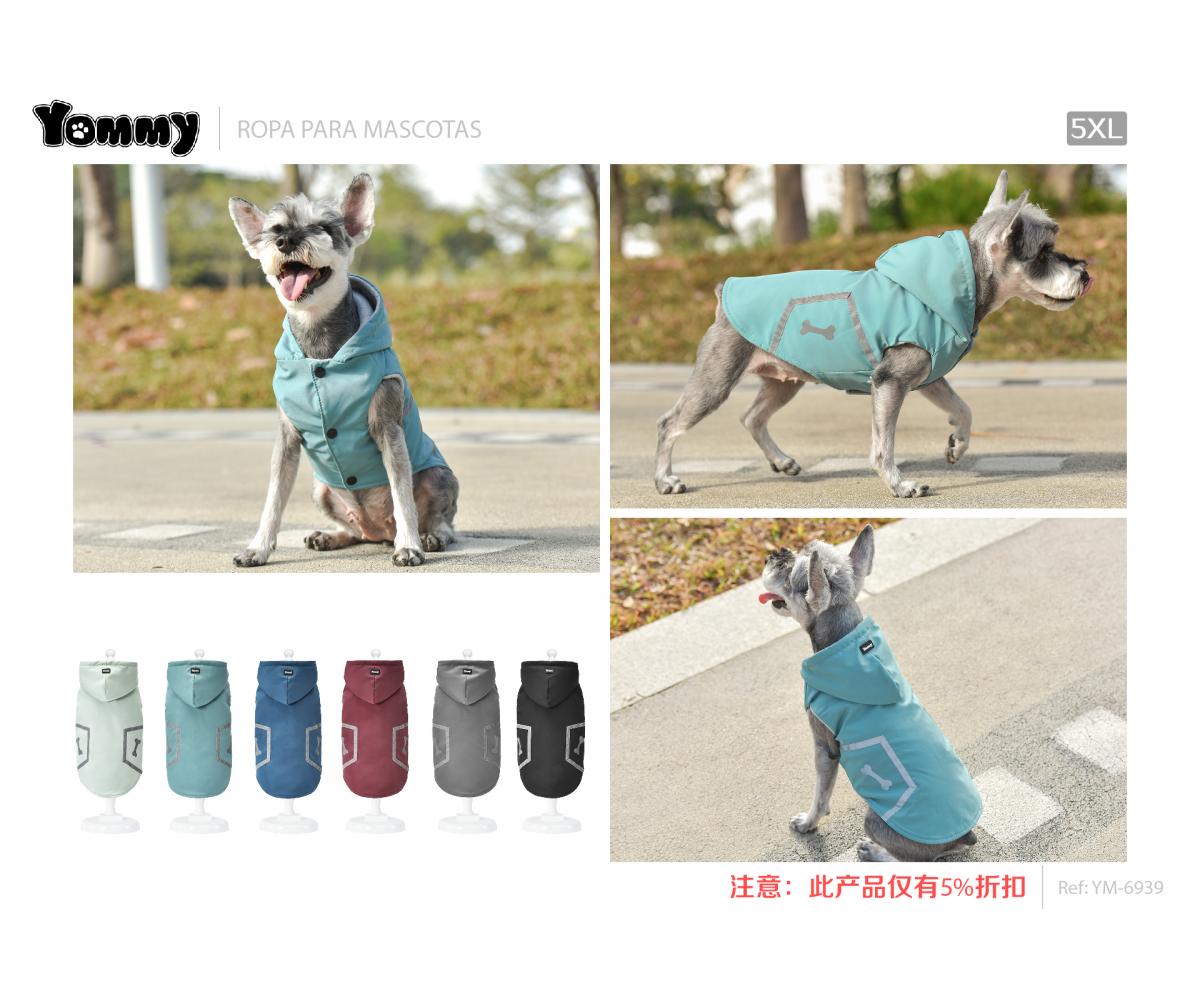 Impermeable para mascotas diseñado para proteger de la lluvia y la humed